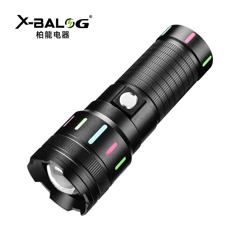 Flashlight led rechargeable portable high power led flashlights camping emergencies