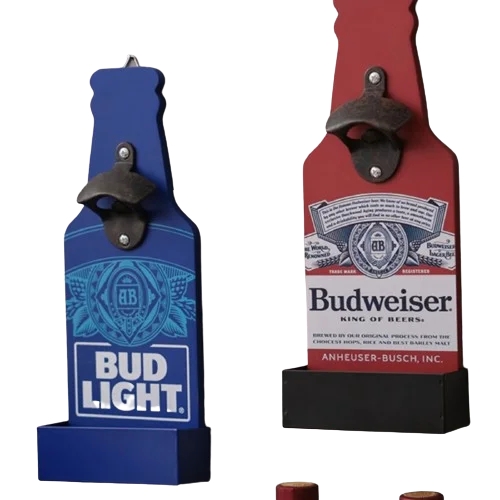 Wood Handle Beer Bottle Opener Made with Handcrafted Exotic