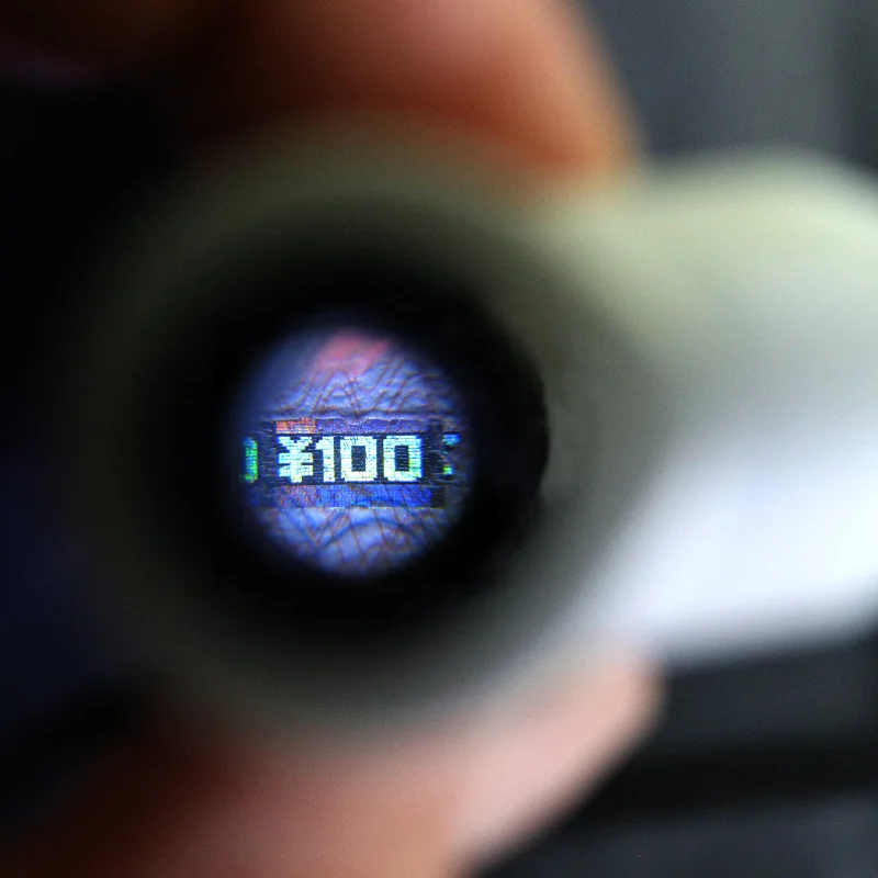 Mobile phone microscope 55 times with money check lamp magnifying glass wholesale jewelry mobile phone magnifying glass