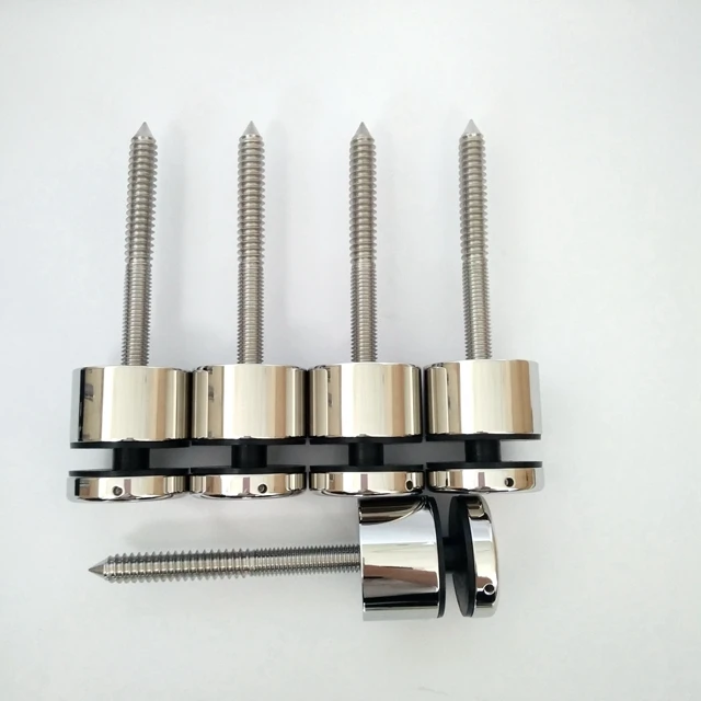 304 316 Frameless Balcony Glass Bracket Fixing Parts Stainless Steel Design Glass Railing Bracket