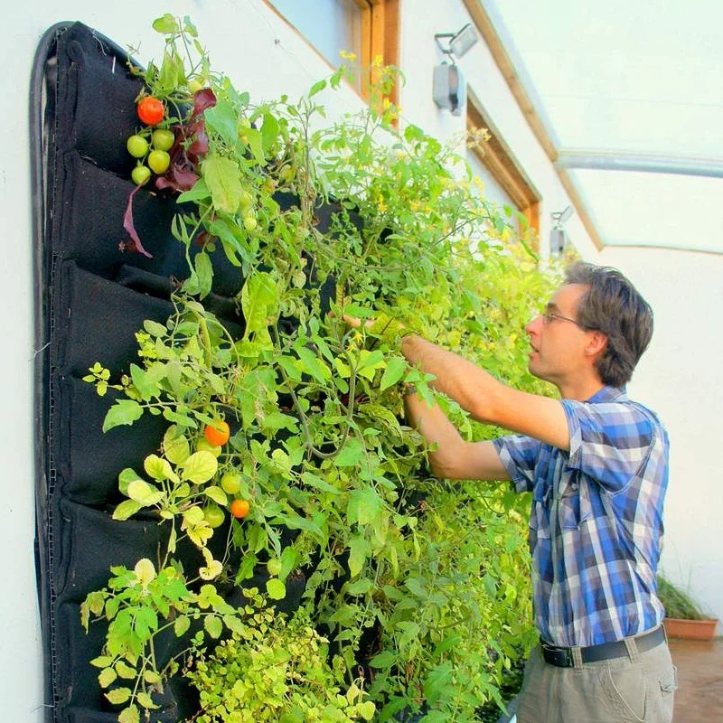 hot selling grow bag mushroom hanging planter for door plants