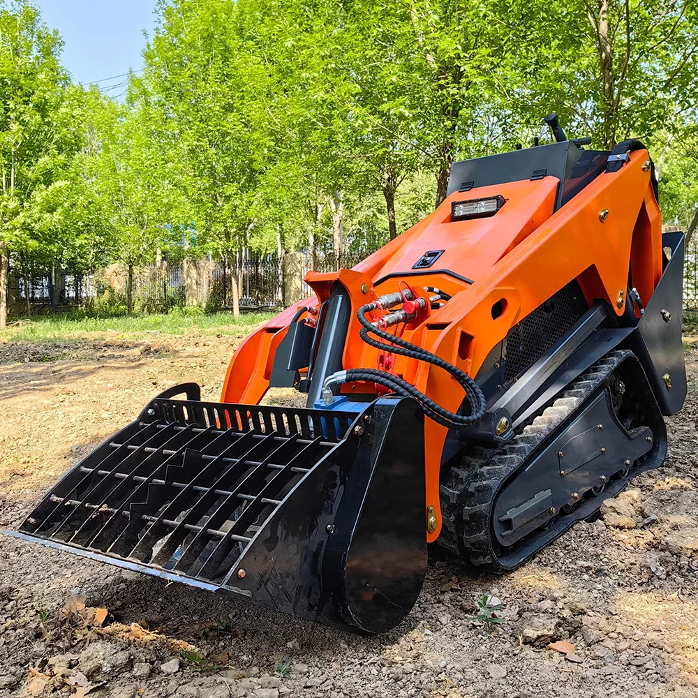 FREE SHIPPING!! Cheap Mini Skid Steer Loader Diesel Mini Skid Steer Brand New Loaders For Sale crawler Loader