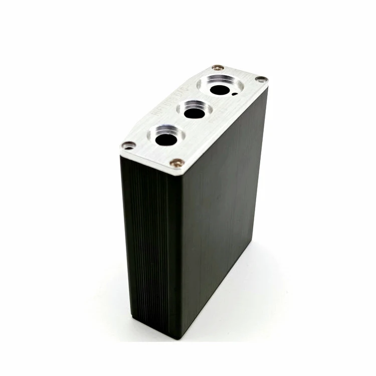 Custom amplifier precision case CNC machining pipe processor aluminum enclosure controller housing