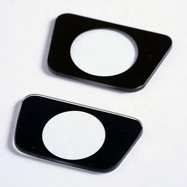 Factory Custom Fine Grinding Edge Deep Processing Glass Transparent Cutting Round Hole Tempered Glass Cover Panel