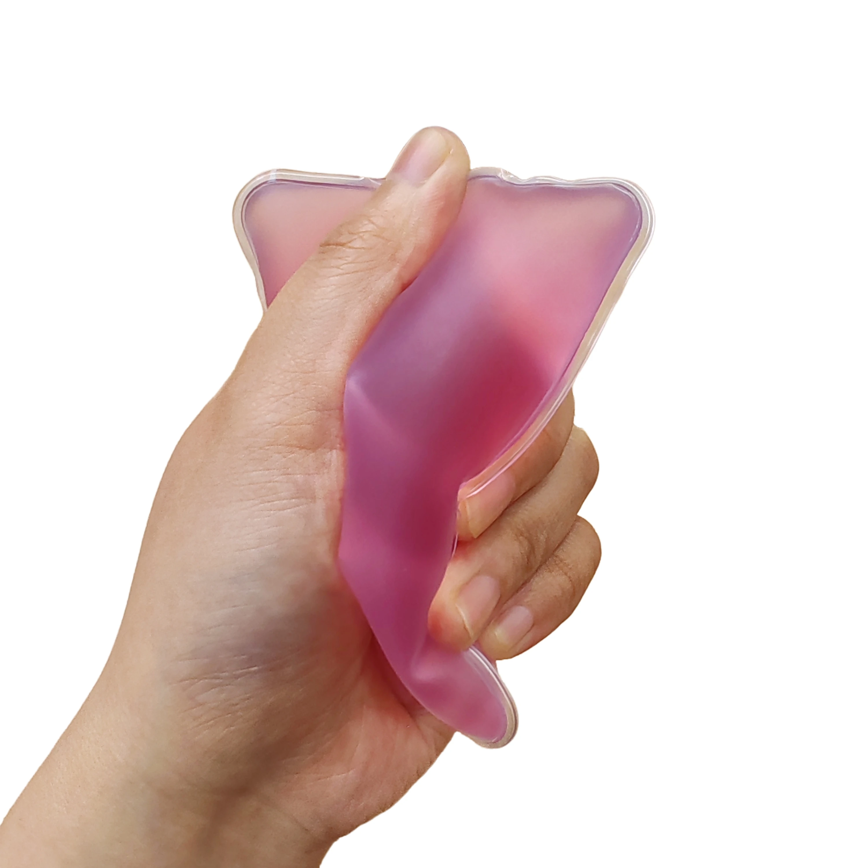 Hot Selling Customized Size Gel Bead Ice Pack Lip Shaped Gel Ice Pack Reusable Heat Packs Microwaveable Lip Shape Ice Pack Logo