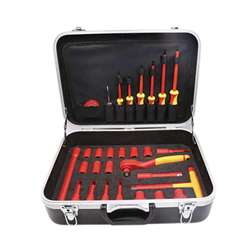WEDO High Quality Famous Brand Insulated Tools Set 42pcs AC1000V vde GS Certificate Multifunction Pliers with big case