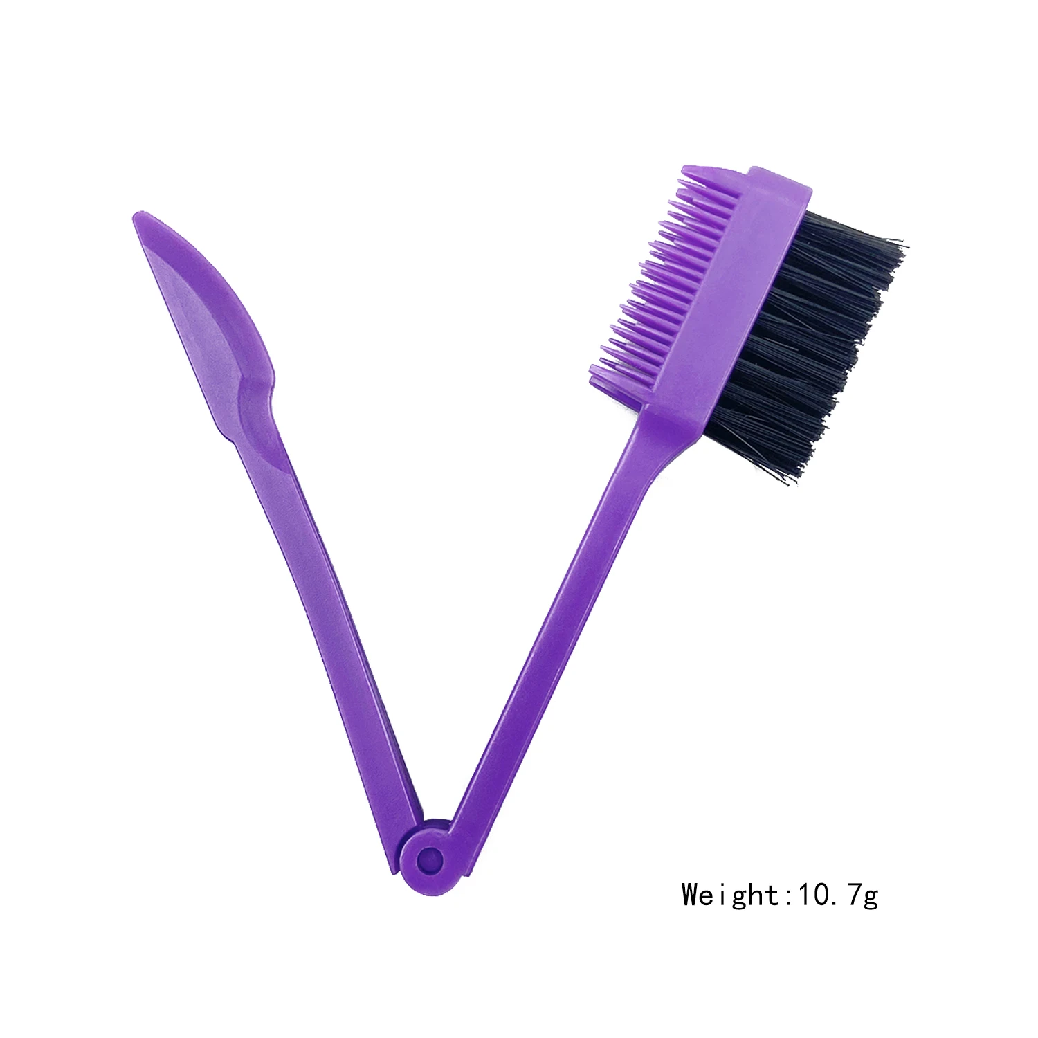 Edge Brush Control Packaging Metallic Hair Cheetah Squeeze Edges With Gel Dispenser Custom And Comb Double Mini Pocket Size