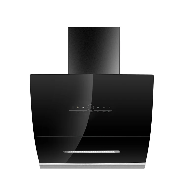 Modern Style chimney kitchen hood range stainless steel led touch Cooker Hoods Guangdong Smart wall mount RangeHood