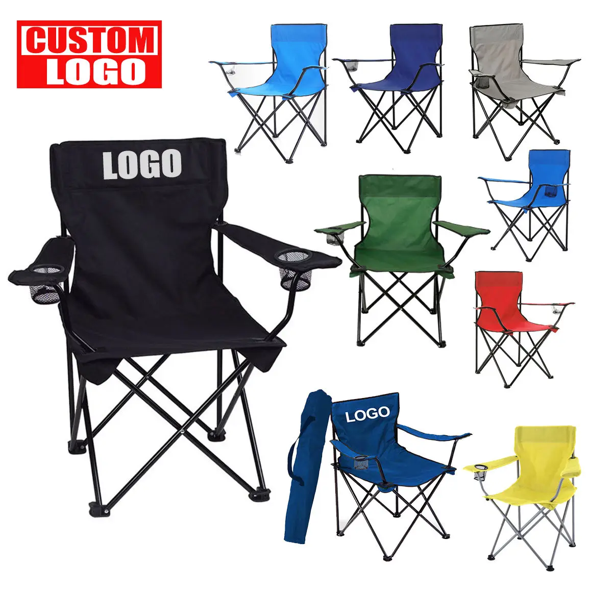 China Manufacturer Custom Design Outdoor Beach Chair Portable Backpack Chair Fishing Hiking Folding Foldable Camping Chair