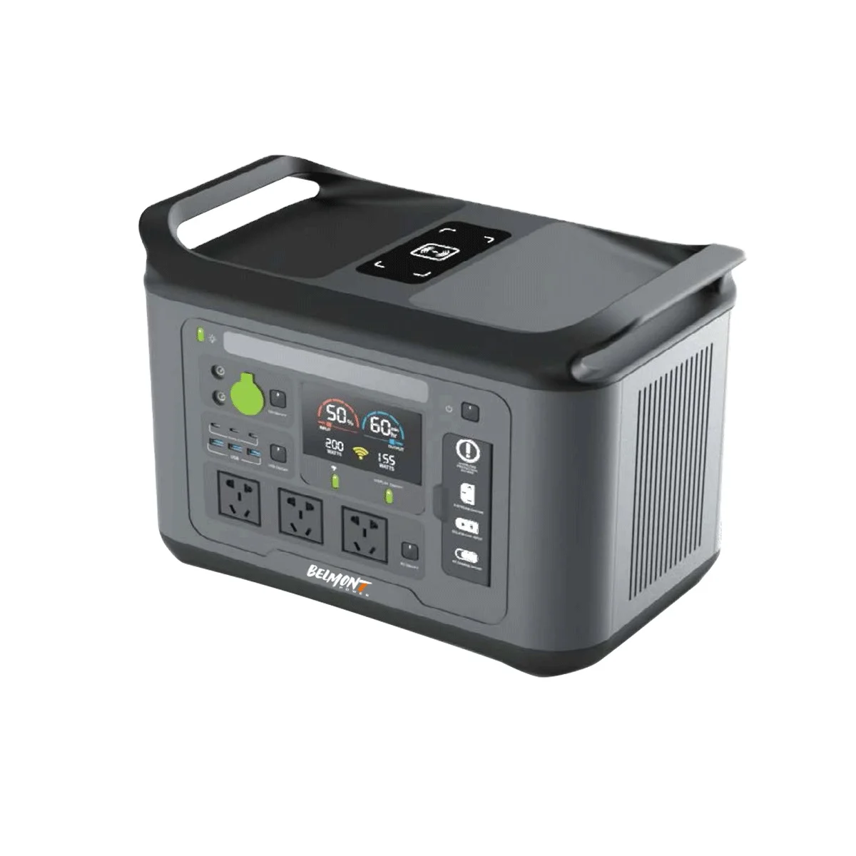 2016WH Portable Solar Power Generators with LED Light for Home Use Camping Travel Hunting Emergency