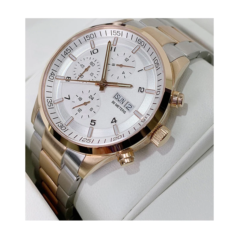 Fashion 316l steel case complete calendar negotiable price custom men automatic mechanical watches