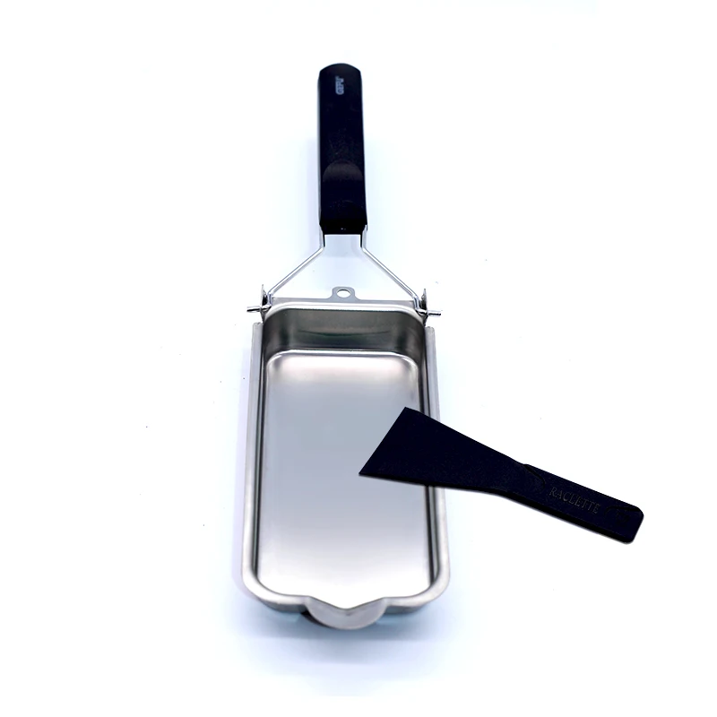 Аксессуары для выпечки на открытом воздухе антипригарный гриль мини-гриль прямоугольная швейцарская плавильная сковорода сыра с лопаткой