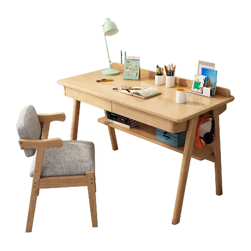 
Hot Sales Study Desk Home Study Room Wooden Modern Study Table Desk 