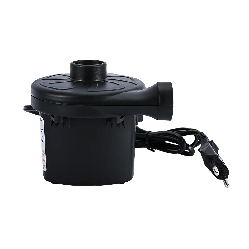 WSY255 Fill Electric Air Pump with 3 Nozzles,110V AC/12V DC Air Pump For Inflatable Cushion Air Mattress Beds Boats