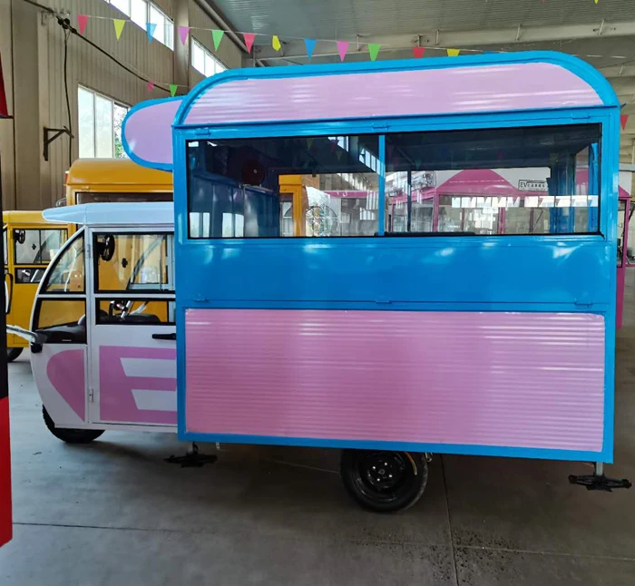 electric mobile buffet car coffe kiosk