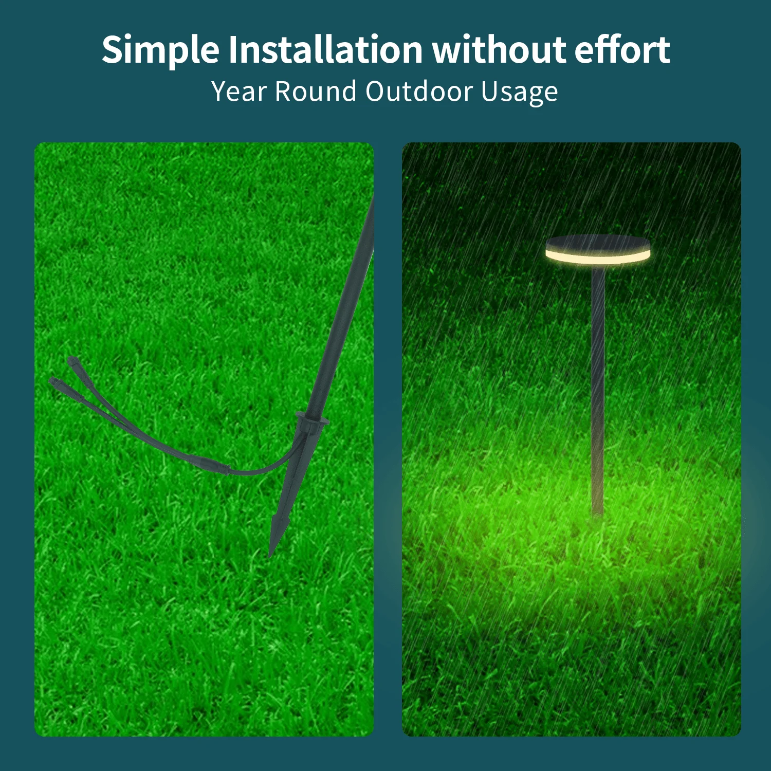 gouly Direct Sales Outdoor Garden Led Lawn Bollard Lights Ip65 Ip67 Waterproof 12w Umbrella Type Led Bollard Lawn