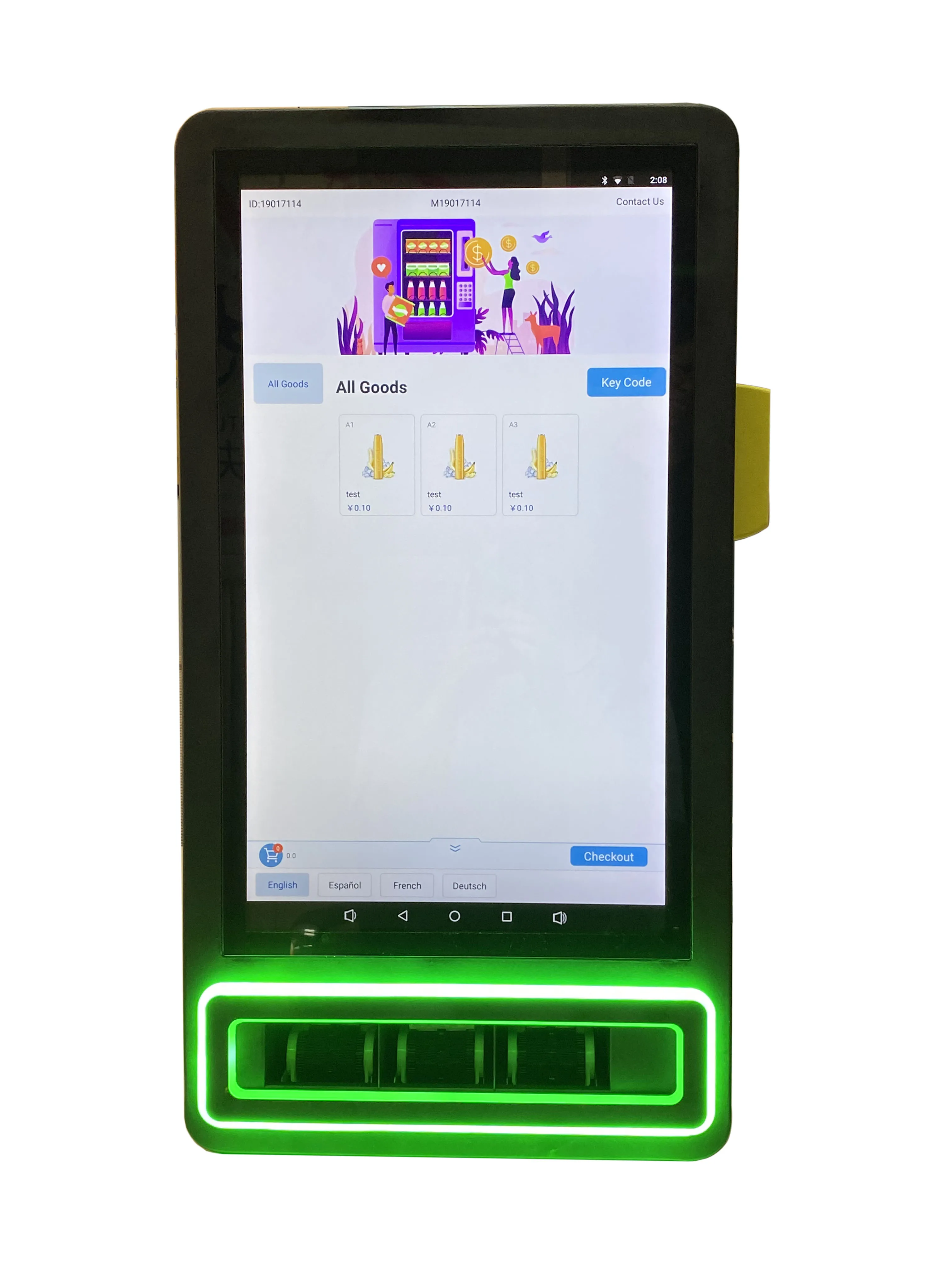 Age verification vending machine mini wall mounted vending machine automatic small vending machine