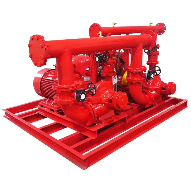 Factory Combines diesel Fire Pump Horizontal Centrifugal and Stainless Steel Multistage to Make New Set