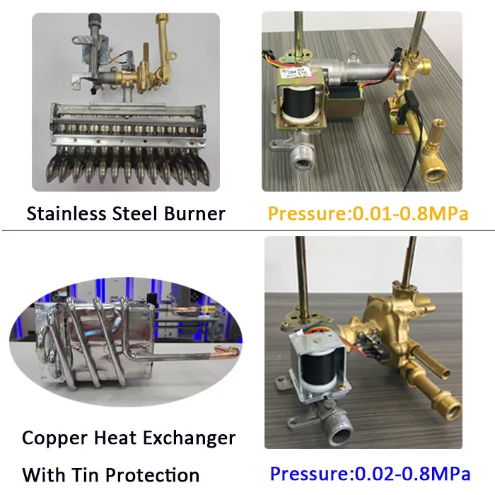 Portable Propane Water Heater and Shower Pump Compact Street Cleaning and Shower System