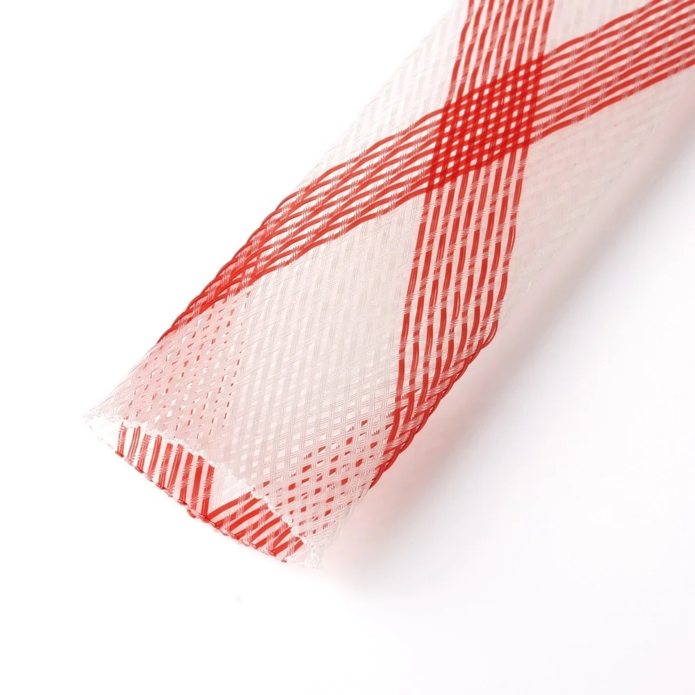 Цветной ПЭТ Плетеный расширяемый кабель рукав