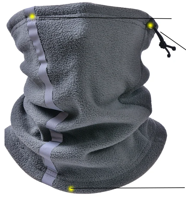 High quality winter keep warmer cycling running outdoor embroidery multifunctional polar-fleece Tube bandana