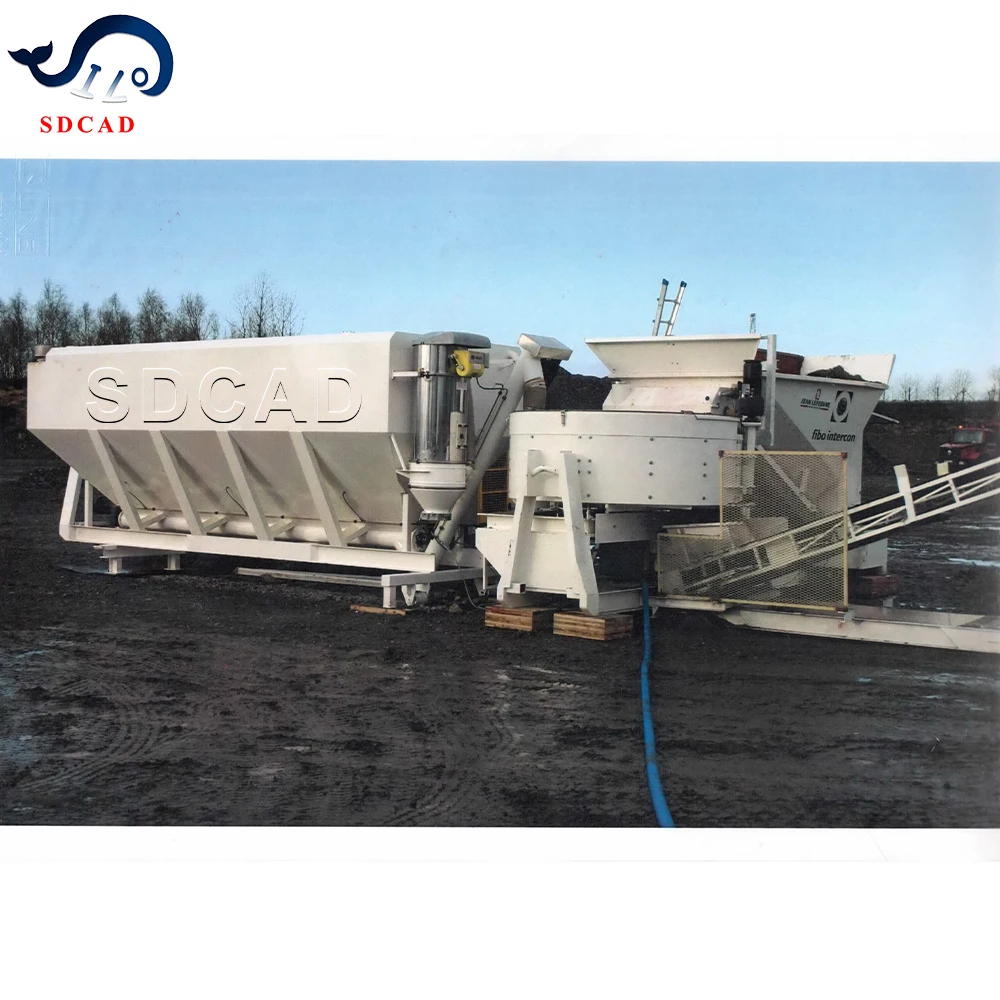SDCAD Brand China Good Quality factory supply 80 Ton horizontal cement silo