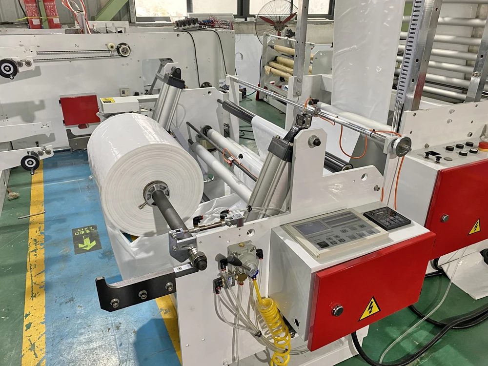 CW-500ZD LDPE Bottom Sealing Loop handle shopping Bag forming Machine for carry plastic bag