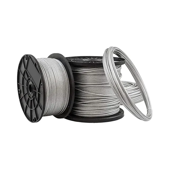 EN 12385-4 Flexible steel wire rope 7X19 6x19+FC (IWRC)  For Sling / Marine / Architectural / Oil & Gas