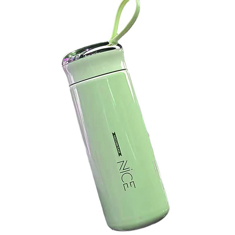Новые Летние красивые чашки силиконовый Чай infuser двойная стеклянная силиконовая бутылка для воды