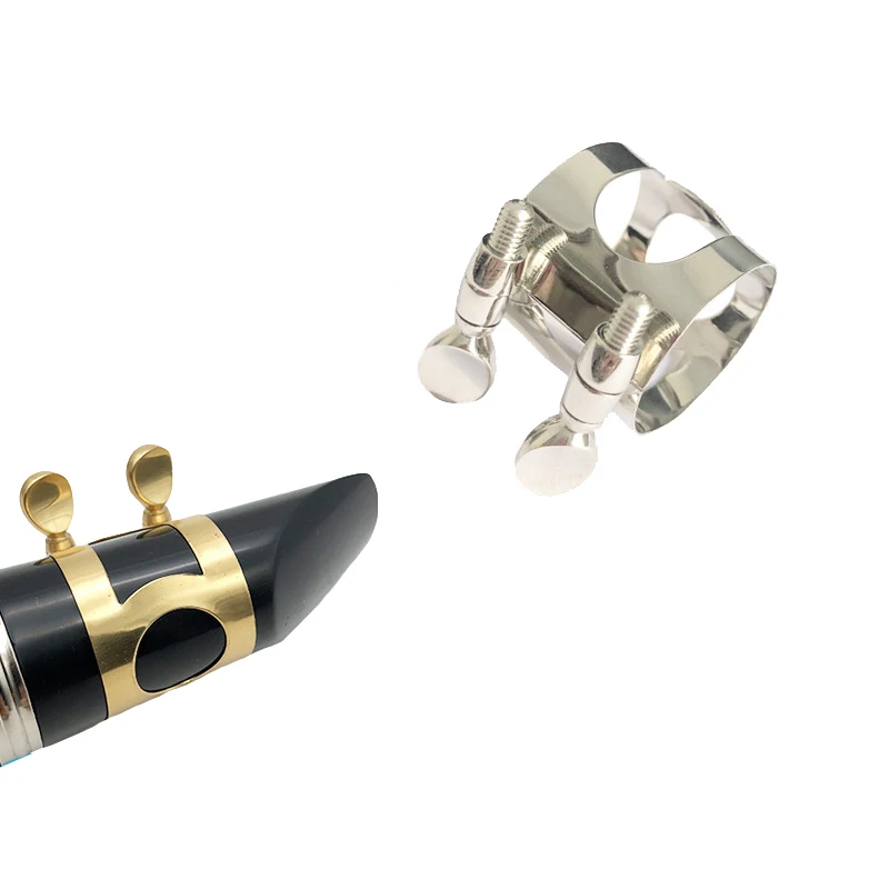 Factory Supply Metal Clarinet Mouthpiece Ligature Brass Material For B Flat Clarinet