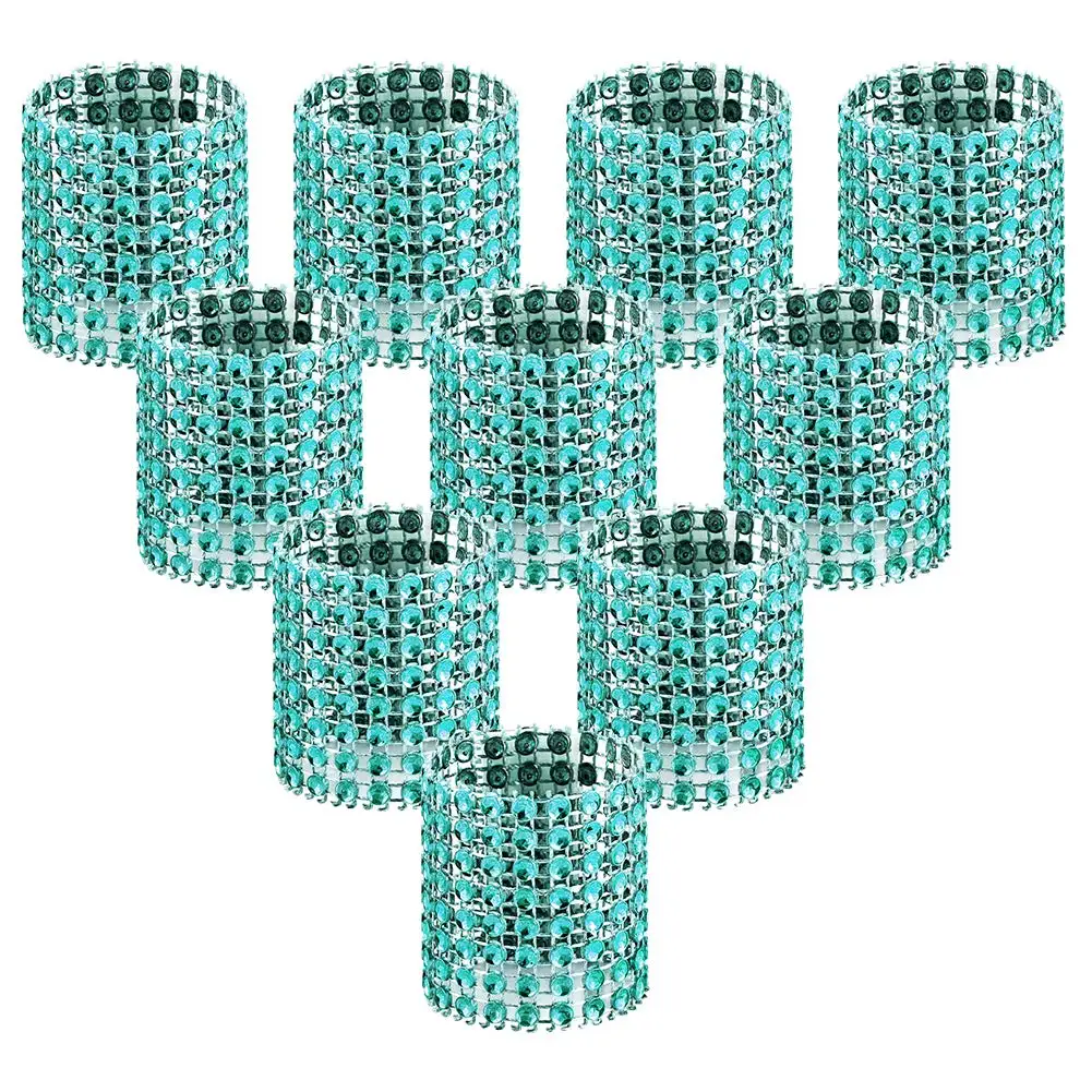 50pcs Napkin Rings Gold Napkin Rings Buckles Table Decorations Rhinestone Napkin Rings Diamond for Large Events KPT027