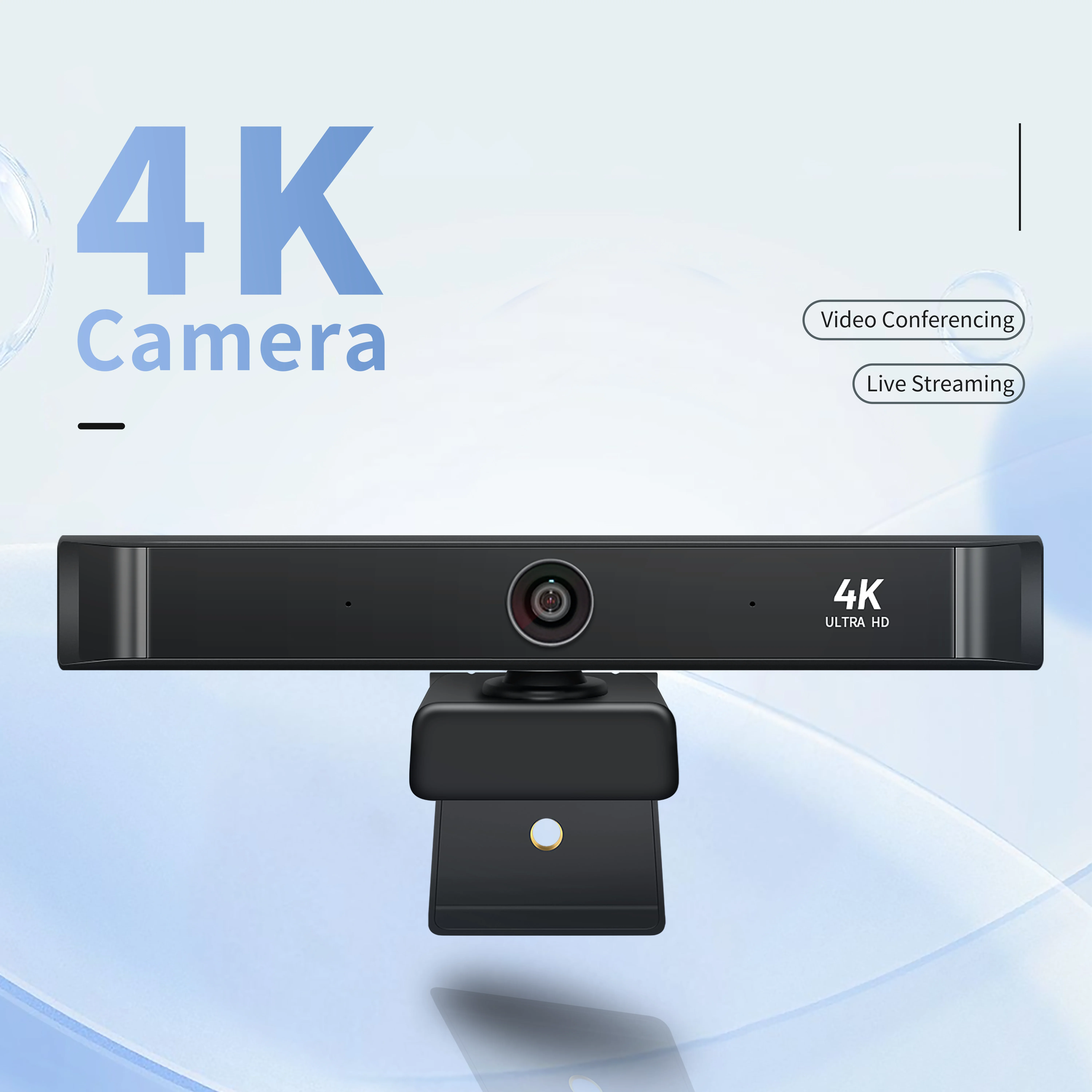 ULTRA HD 4K WEBCAM 135-DEGREE SUPER-WIDE ANGLE FOR CONFERENCING, LIVE-STREAMING, ONLINE EDUCATION ETC.