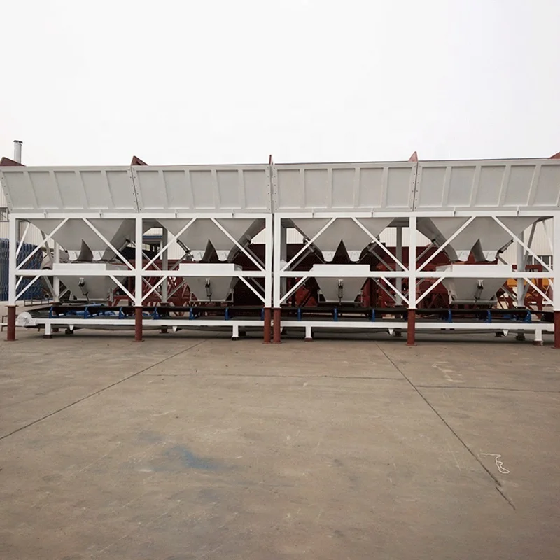 PLD1200 Four Hopper Type Concrete Batching Plant Used for Block Making Production Line PLD 2400 Liter