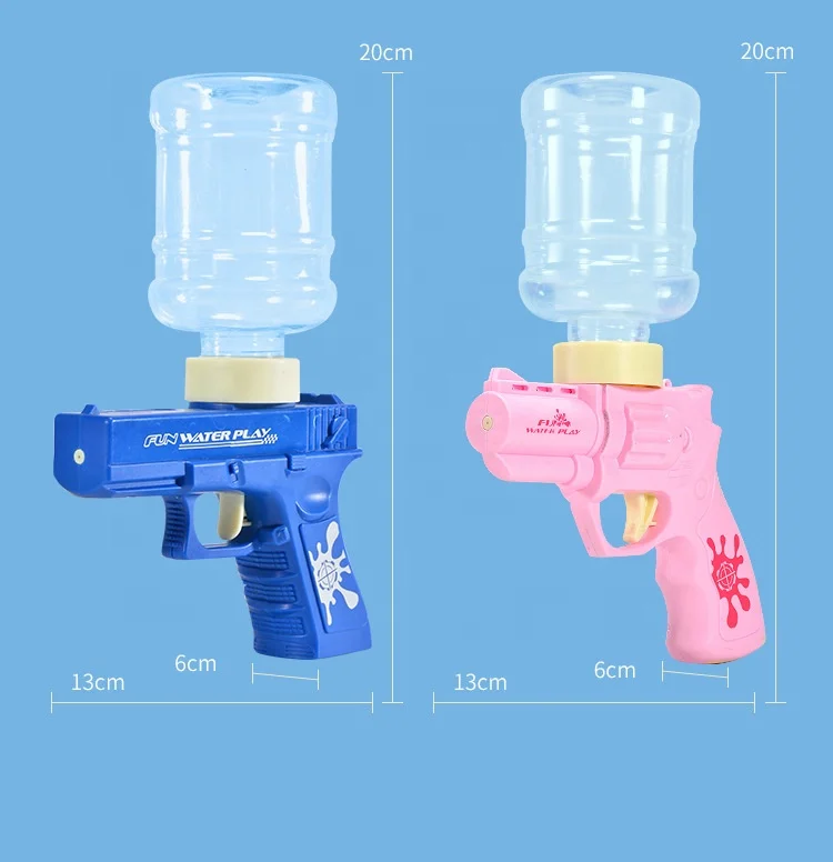 200ml Mini Electric Water Gun 3 Modes Long Range Shooting Water Blaster Toy Gun for Summer Game