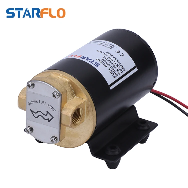 Шестеренчатый насос STARFLO 3.68GPM 14LPM Электрический судовой топливный лодочный масляный