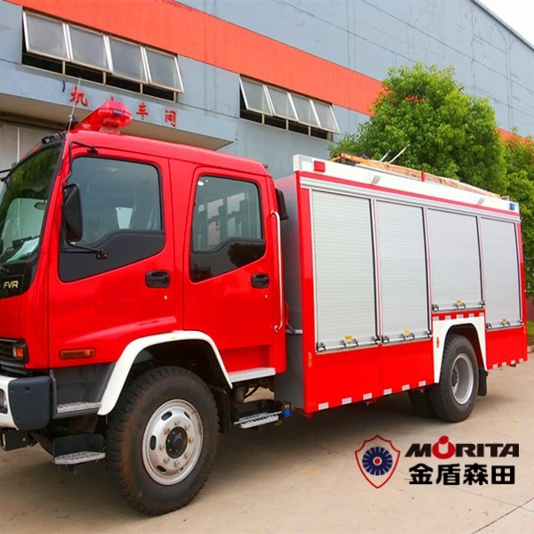 Medium Duty 12000kg Agent Capacity Water and Foam Tanker MAN Fire Truck