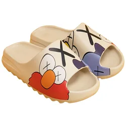 2022 summer new flat slippers unisex flip flops