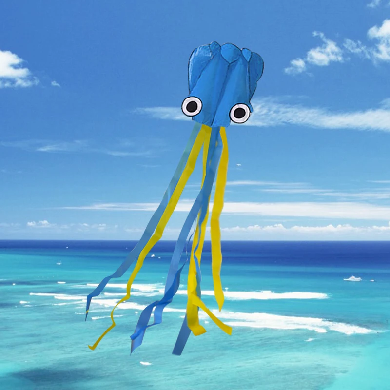 New Arrival Beautiful Large Easy Flyer Beach Kite Toy Large Octopus Kite For Kids And Adult