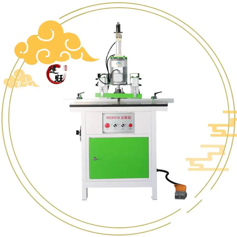 QDLW Multi-spindle Double Rows Wood hole Drilling Machine Wood Boring Machine