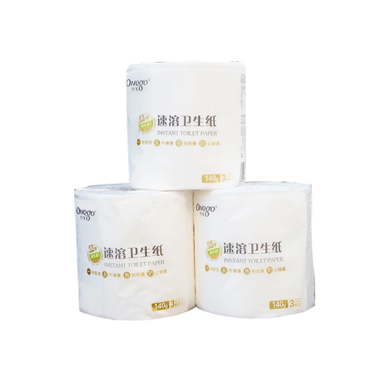 Wholesale Jumbo Roll toilet Paper Tissue Big Roll with Individual Package