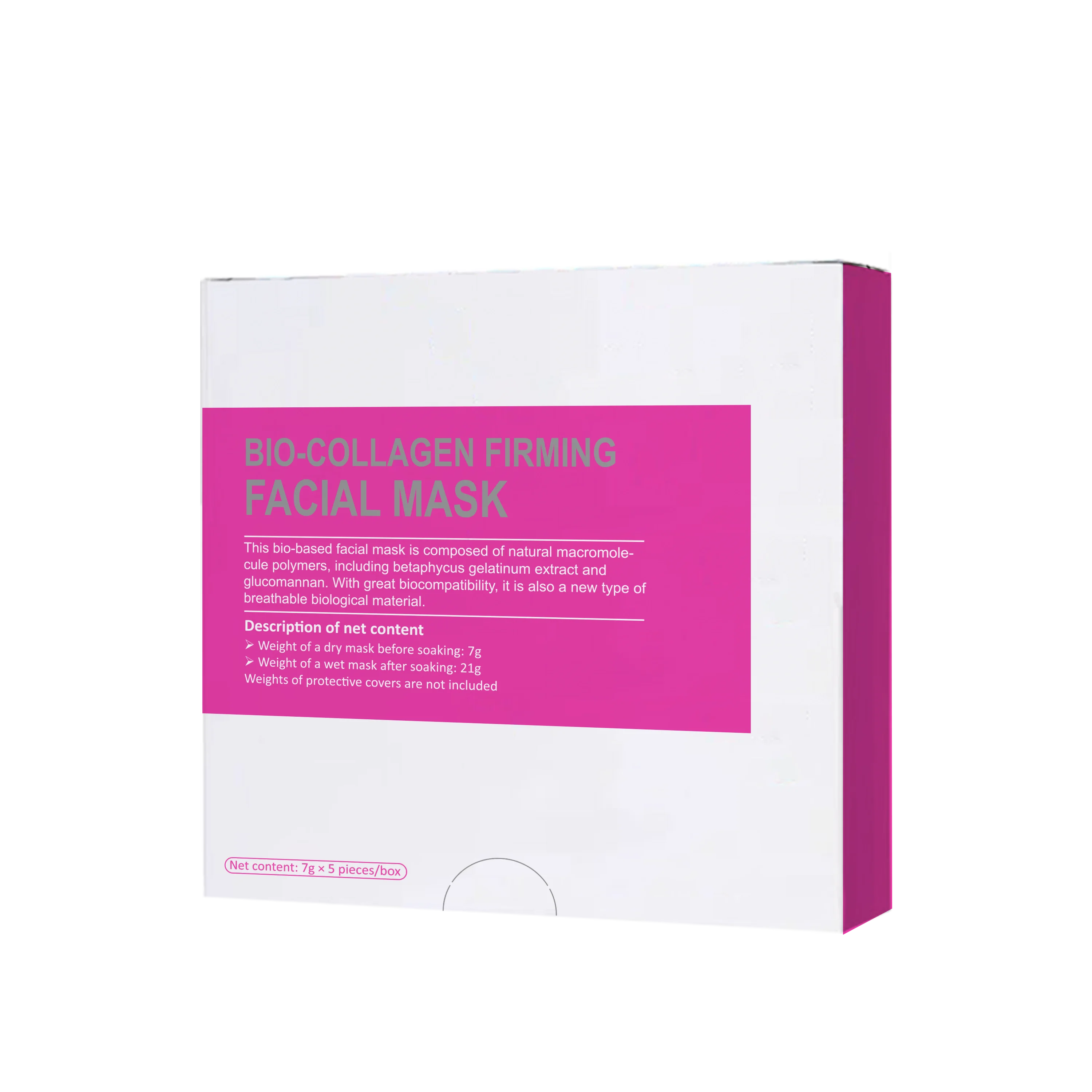 Manufacturer Firming Collagen fragrance-free Face Mask Anti-wrinkle Transparent Anti-aging Facial Mask