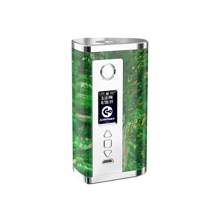 Новый роскошный дизайн горячий ультратонкий Сфинкс DNA250C чипсет Stabwood Vape Mod Двойной аккумулятор 21700/18650 фиолетовый/зеленый/синий TPD