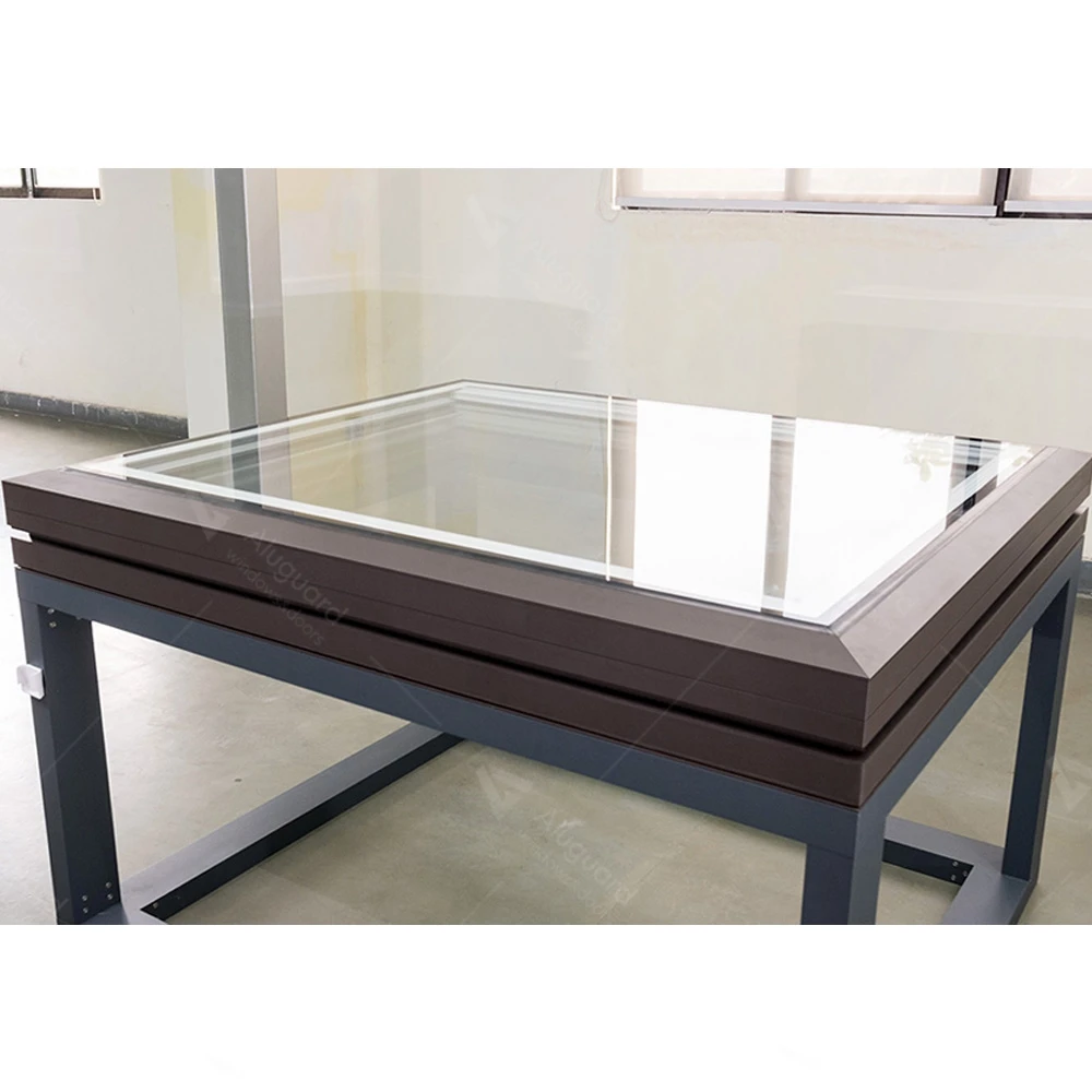 Miami aluminium glass roof windows / prefabricated windows and doors