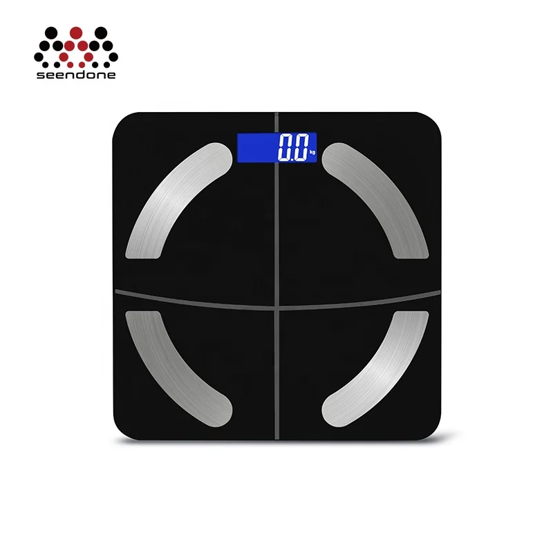 Цифровой анализатор жира для ванной комнаты, умные весы для взвешивания с приложением