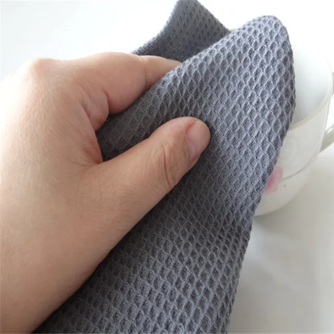 Wholesale 100% natural closet de bambu fiber kitchen dish towel bamboo waffle towel