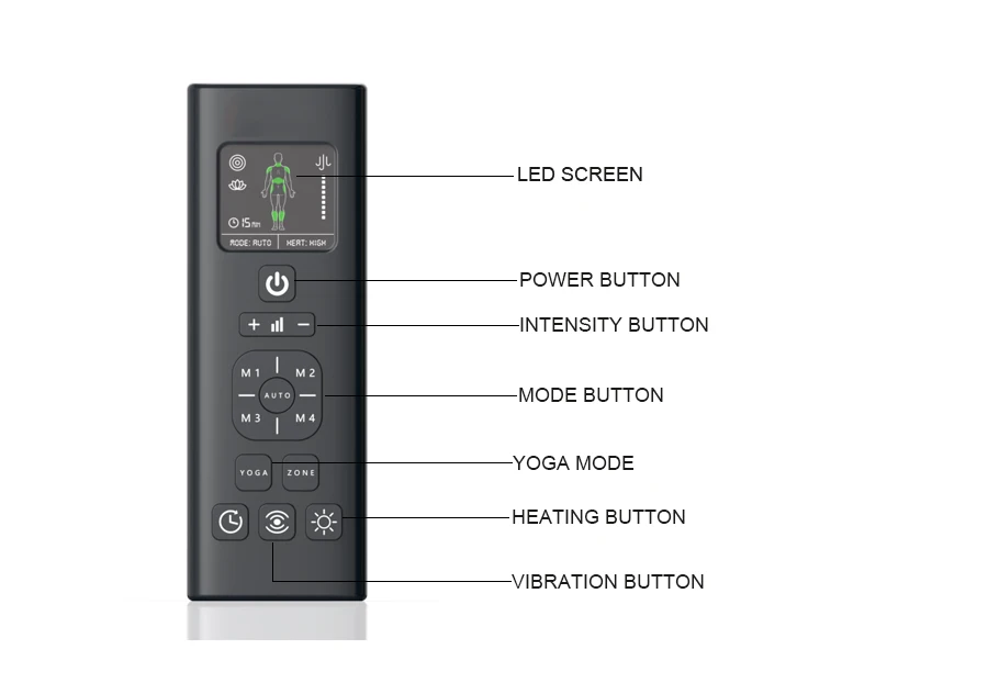 2024 Trendy Items Vibrating Relaxation Multi-use Electric Full-body Air Compression Lumbar Massage Pad