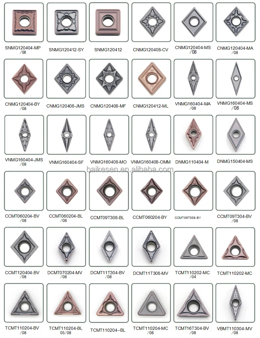 BKS CCGT factory carbide cnc  cutting tools inserts lathe ccgt inserts  Lathe Carbide Inserts Turning Tools Cut Sharp Blade