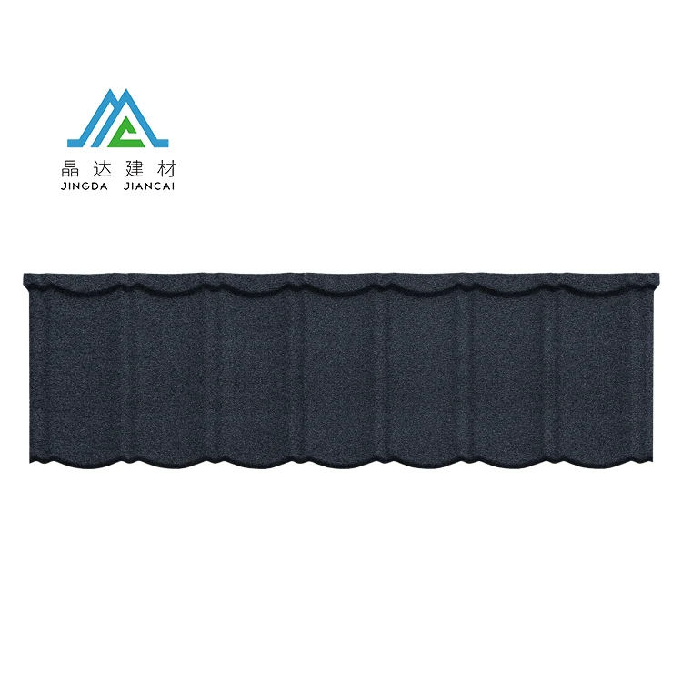1350mm*420mm decorative exclusive metal roof tiles galvanized coated stone coated metal roofing