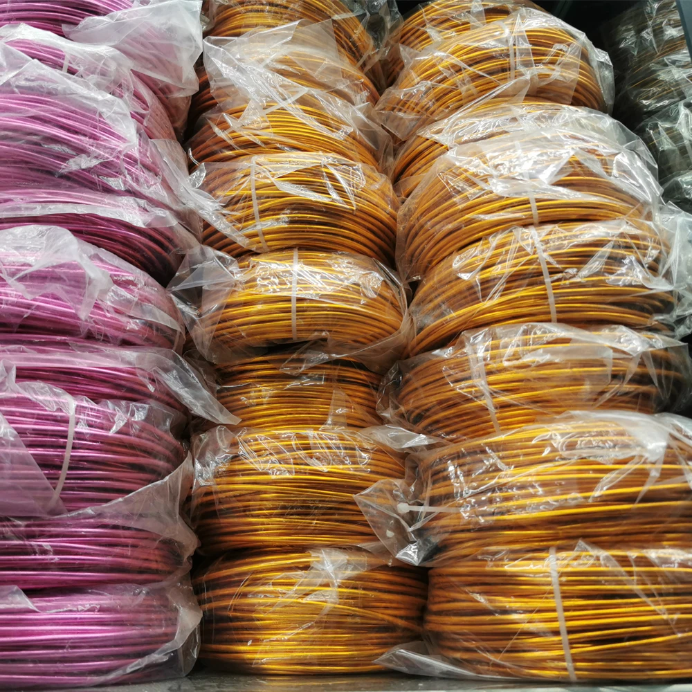 Colorful Aluminum Soft Diy Bendable Metal Wire Aluminium Wire Memory Wire For Jewelry Crafts Making