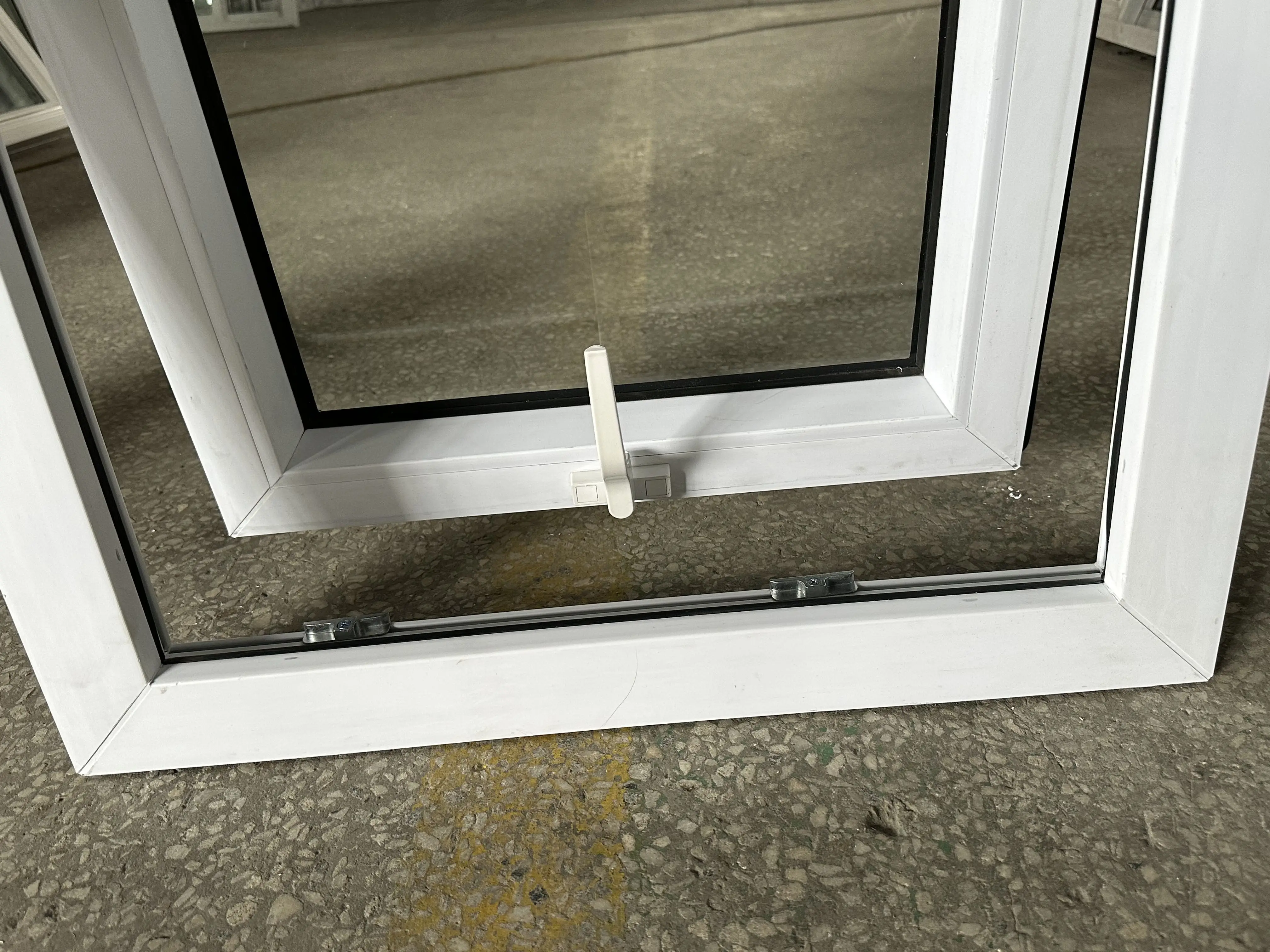 Luxury Glazed Commercial Frosted Pvc Electric Power Upvc Awning  Glass Slider Windows  For Garden